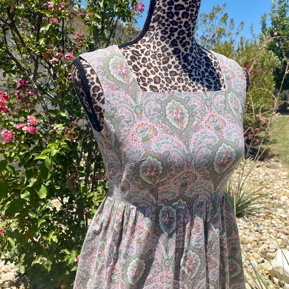 Vintage, 60s floral maxi dress 🌼